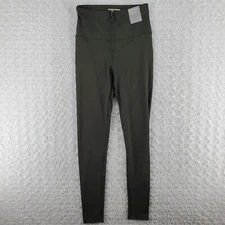 Forever 21 High Rise Leggings Women S (24x27) Gray Wicking Quick Dry Stretch NWT