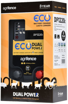 Agrifence Dual Power Eco Energiser DP1220 Elektrozaun 3J 12V Batterie & Netz