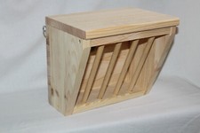 Heuraufe De Lux Futterraufe Raufe Sitzbrett Sitzplatz Kaninchen Nager Naturholz