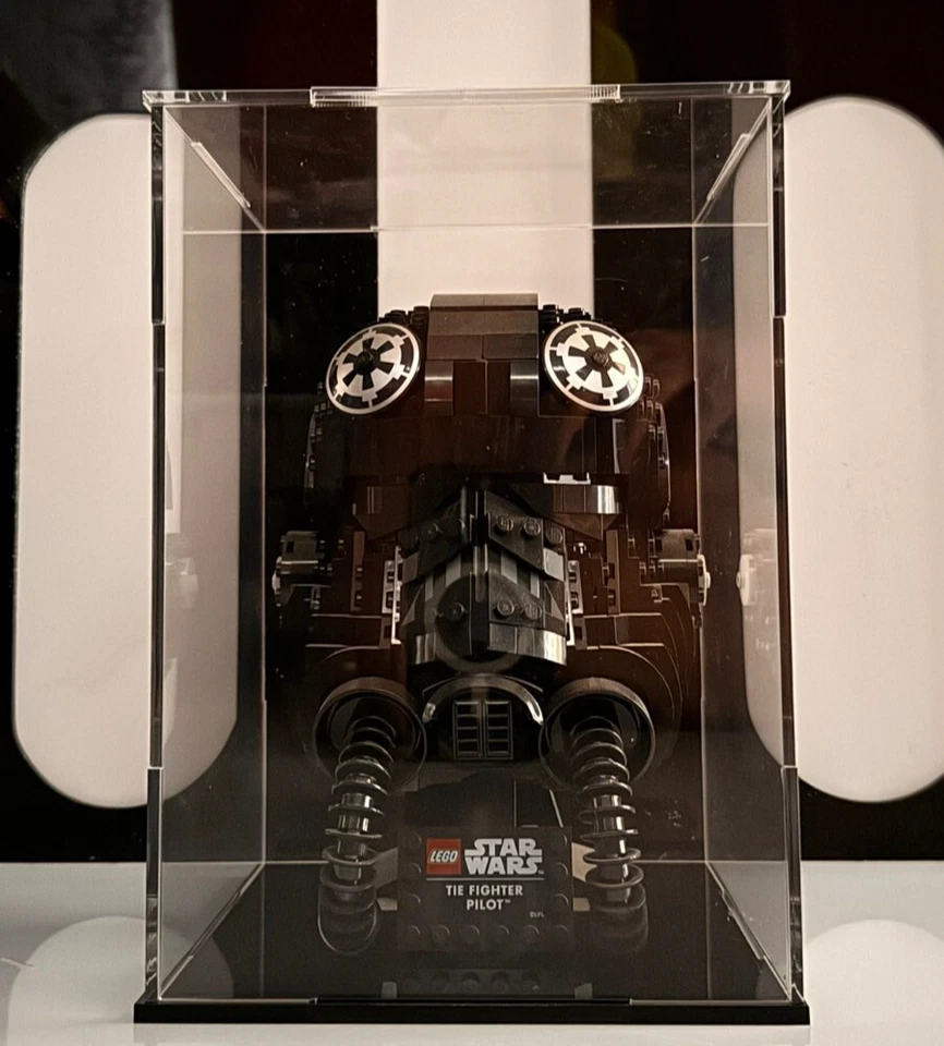 Cast Acrylic Perspex Display case for LEGO® Star Wars Or Marvel Helmet FITS ALL - Image 4 of 4