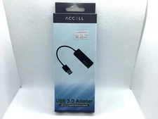 ACCELL USB 3.0 to Ethernet Adapter NEW IN BOX
