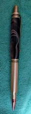 HANDCRAFTED 30 CALIBER BULLET CLICK BALL POINT ACRYLICL/GUN METAL-TWIST PEN