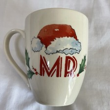 LENOX HOLIDAY MR SANTA CLAUS MUG Christmas Santa Excellent Coffee