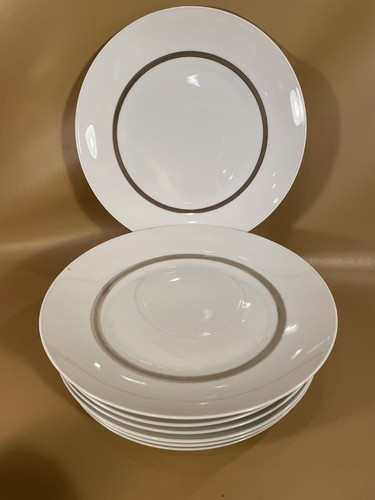 Vtg Lot Of 28 Rosenthal Crystalline Loewy Taupe Band Porcelain Dinnerware Set - Picture 8 of 12