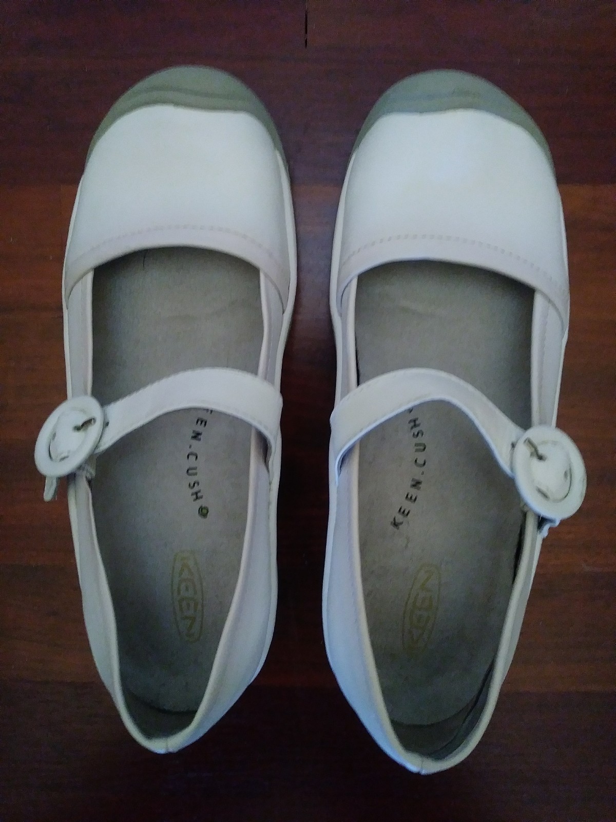 Scarpe KEEN donna pelle bianca infermieristica Mary Janes antiscivolo olio 6 5M