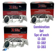 Xtraseal Universal Tire Patch Plug Repair Combo Set 1-34 1-78 2-18