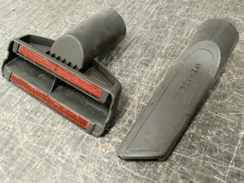 Juego de herramientas Miele genuino de 2 piezas cilindro Miele aspiradora aspiradora tapicería grieta Foto 3 de 4