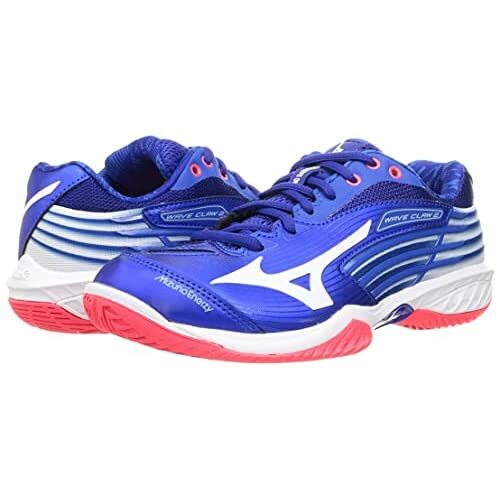 MIZUNO Badminton Shoes WAVE CLAW 2 SPECIAL EDITION WIDE Blue Pink