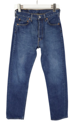 LEVI's 501 Jeans Men's W29/L32 Straight Fit Button Fly Mid Rise
