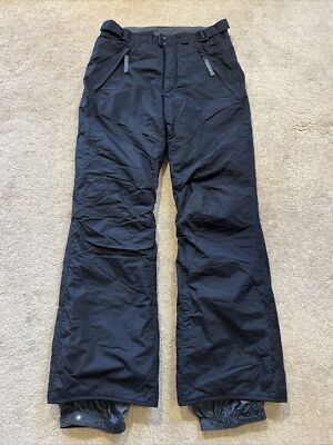 GUC Columbia Omni-Tech Fleece Lined Insulated Snow Pants BLACK SMALL MSRP $120