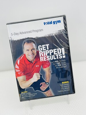 Total Gym ''5 Day Advanced Program'' DVD Todd Durkin NEW & SEALED. 