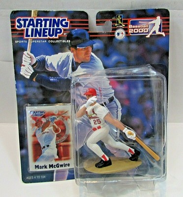 New 2000 Mark McGwire Hasbro Starting Lineup MLB Baseball Action Figure FREE SH 
