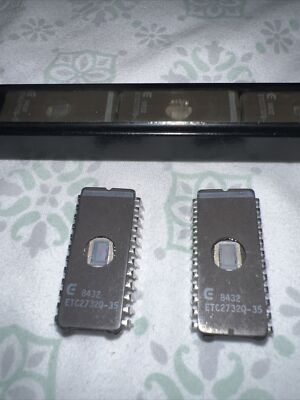Eurotechnique ETC2732Q-35 4Kx8Bit 32Kbit 25V UV-Eprom Ceramic IC DIP-24 Memory 2