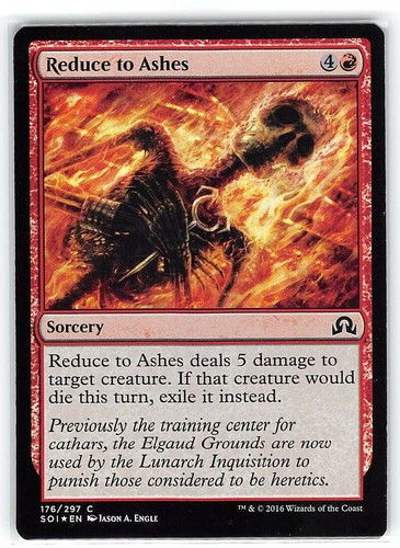 Grand Archive TCG Reduce to Ash Foil P24 EN-065 Silver MRC Omni
