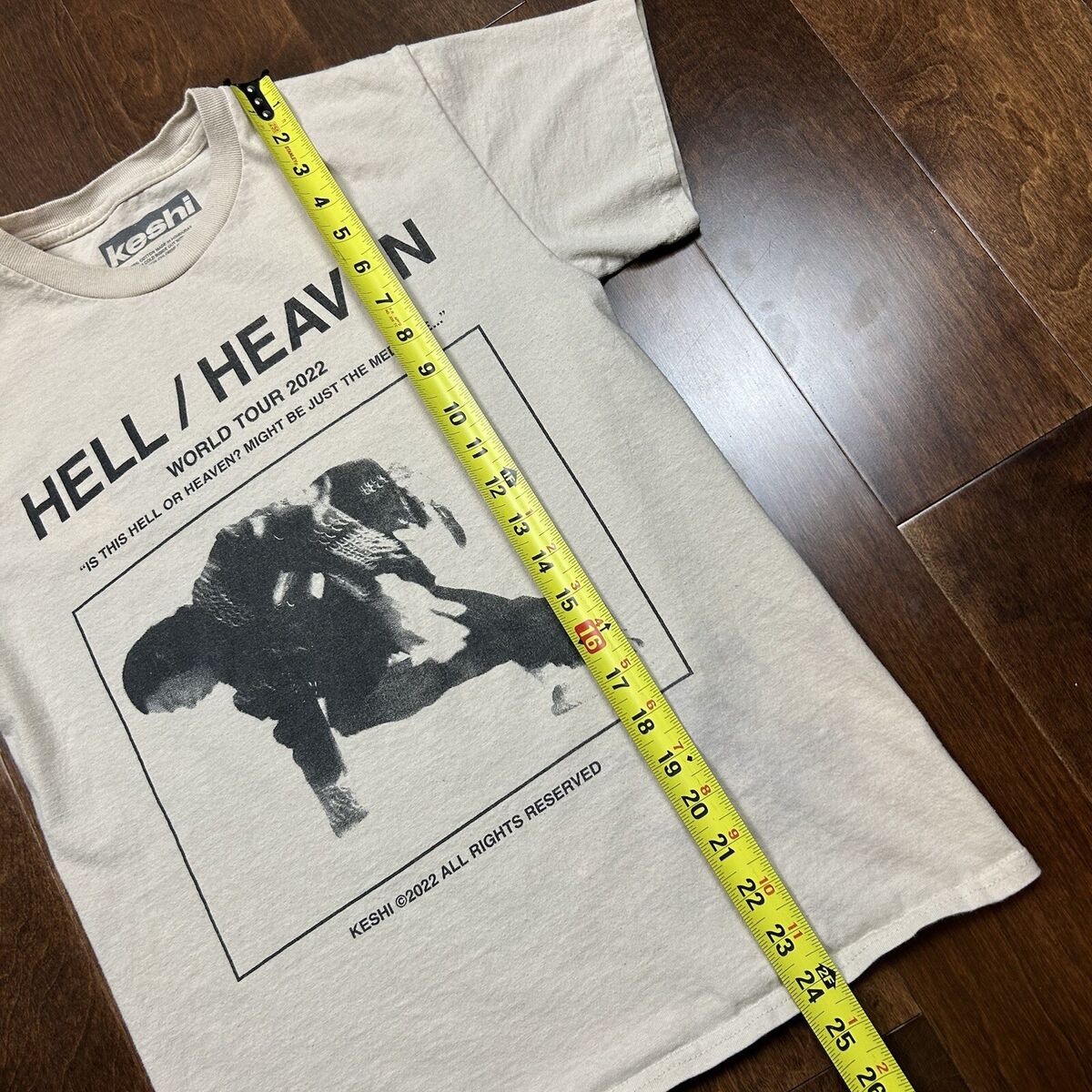 KESHI HELL / HEAVEN Tシャツ 2022 Keshi Hell Heaven 2022 World Tour T-Shirt Adult MEDIUM