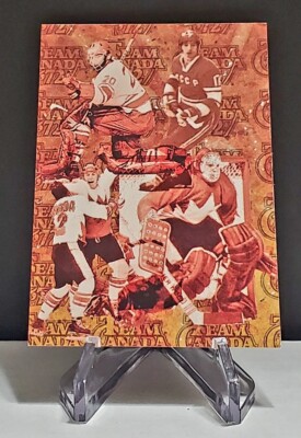 1991-92 Future Trends '72 Canada vs USSR Checklist  Summit Series NHL Hockey 