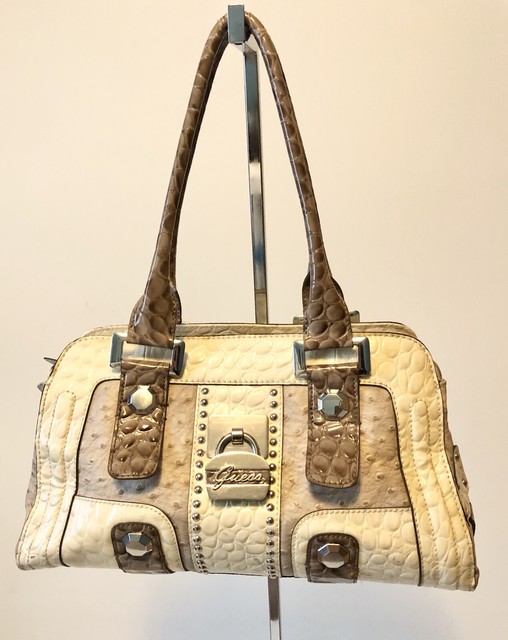 guess ostrich purse