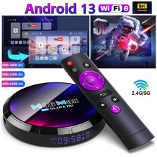Upgraded H96 MAX Smart TV Box Android 13.0 Quad Core 8K HD Stream Media Player