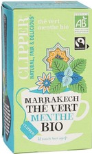 Lot de 3 Clipper Marrakech thé vert bio menthe (35g x 3)