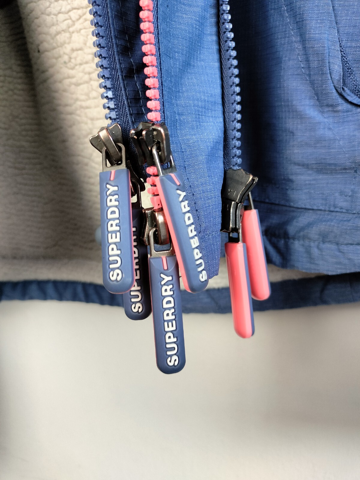 Superdry Engineered Wind Attacker Blue Hooded Jac… - image 8