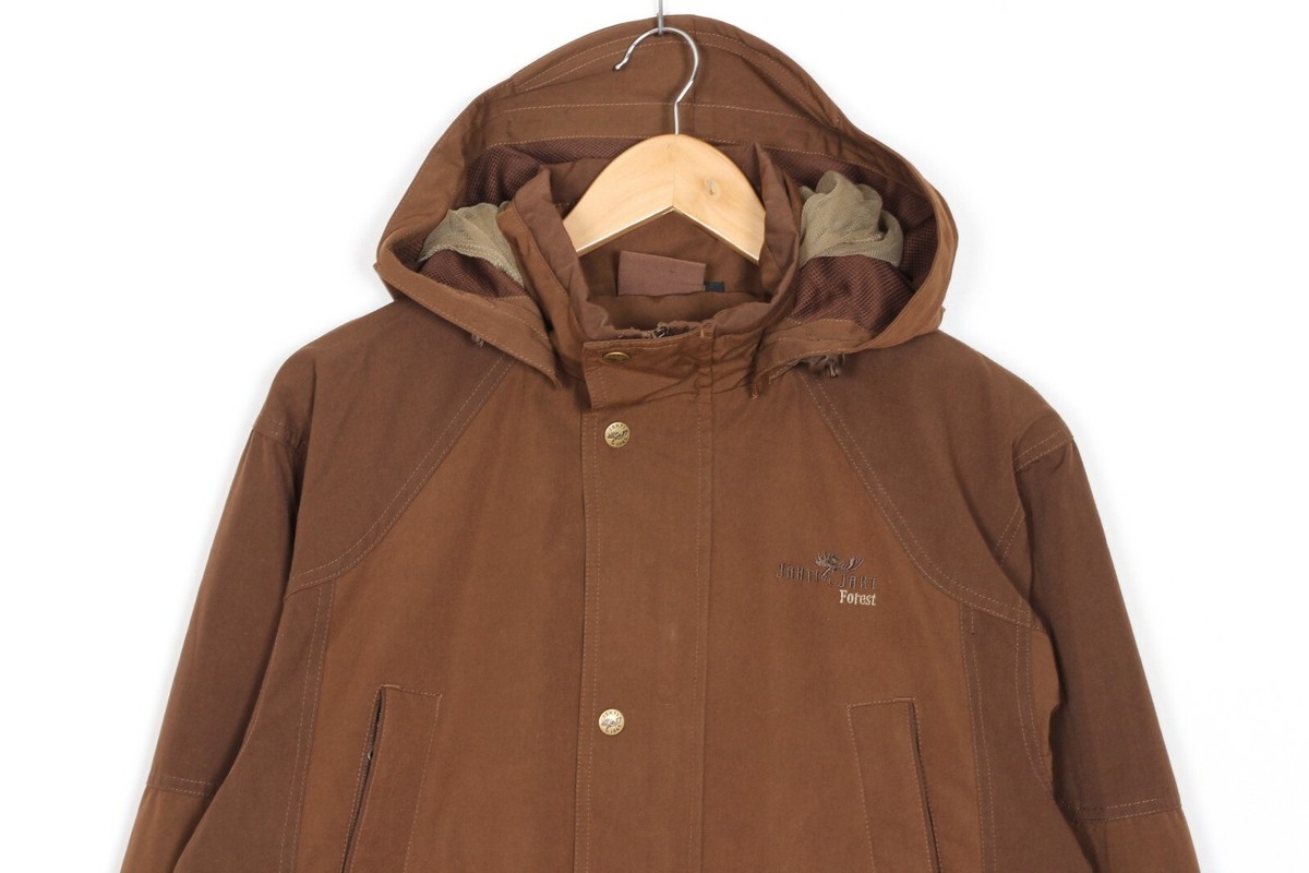 JAHTI JAKT Forest Jacket Men Size S Hooded Hunting Shooting MJ3007