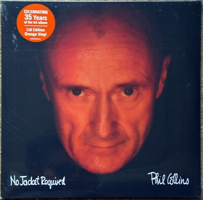 33t Phil Collins - No Jacket Required - LIMITED EDITION ORANGE VINYL - LP - 2016