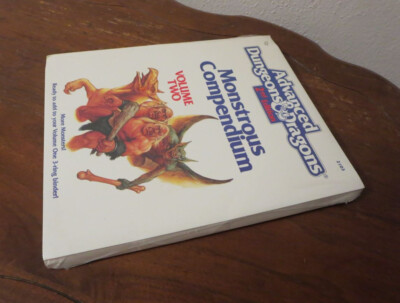 MC2 Monstrous Compendium Volume Two 2 NEW SEALED TSR 2103 Dungeons ORIGINAL LOGO
