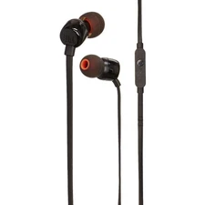 JBL T110 High Performance In-Ear Stereo Headphones with MIC Black Earbuds