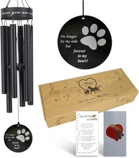 30 Inches Paw Print Pet Remembrance to Honor, Pet Memorial Wind Chime