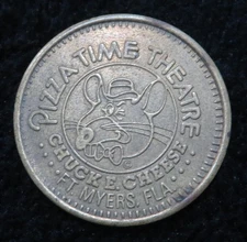 Pizza Time Theatre Fort Myers Florida Token 1981 A739
