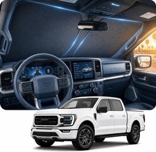 Windshield Sun Shade For Ford F150 F250 F350 F450 Cooling Ice-crystal 100 Sun