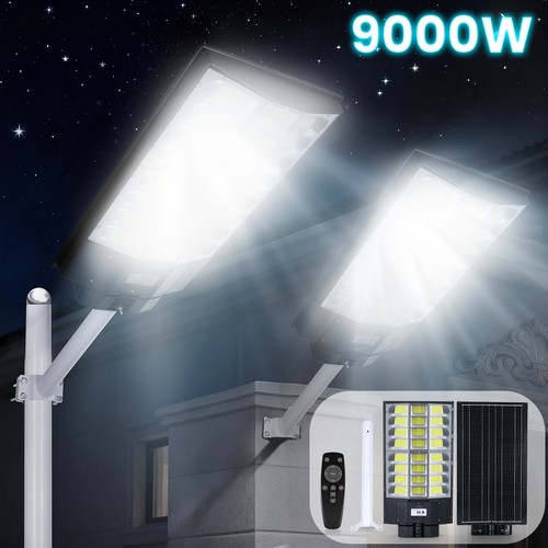 900000000LM Commercial LED Solar Street Lights Outdoor Dusk to Dawn Super Bright - Bild 7 von 17