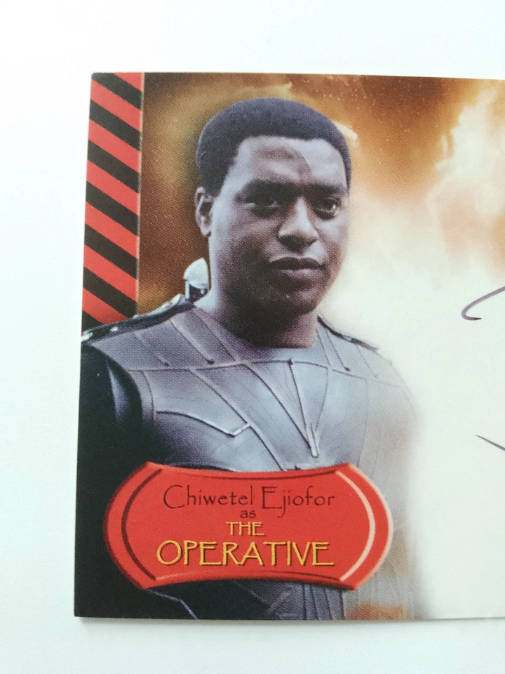 Chiwetel Ejiofor Inkworks Serenity Autograph A10 The Operative — 第 3/4 张图片