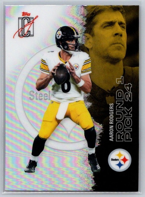 2025 Topps Signature Class #44 Aaron Rodgers Chrome Refractor