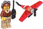 LEGO City - Freddie Flyer Pilot Minifigure with Remote Plane - Ages 6+