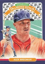2020 Panini Donruss - Diamond Kings Alex Bregman #20 Look At This #/25 Astros