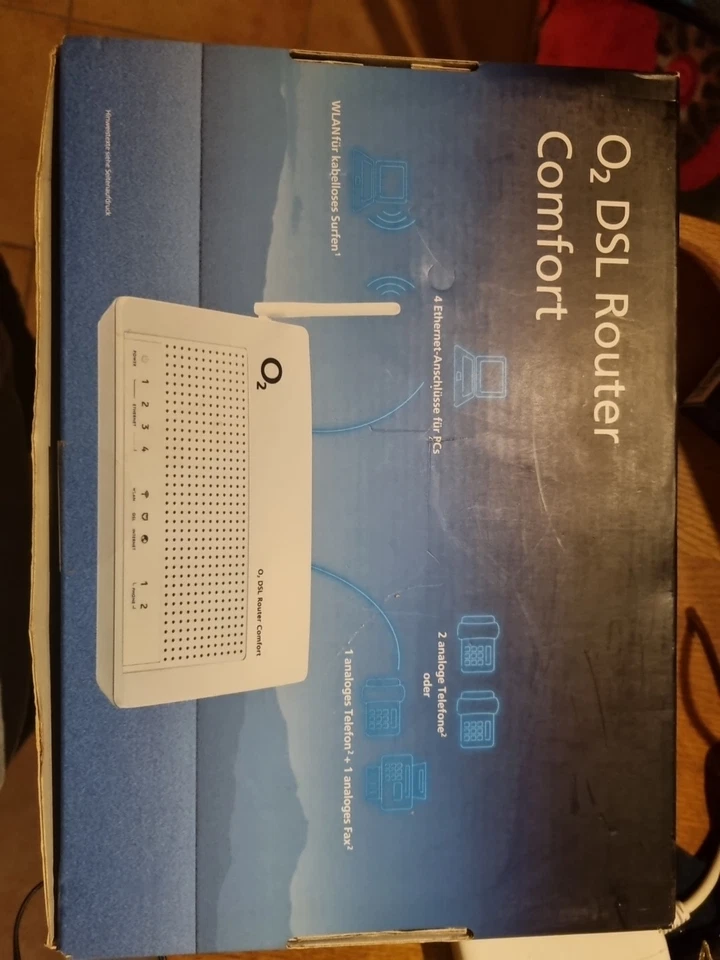  Altes FRITZ!Box und  O2 DSL Router Comfort (kommt Ohne Kabel) - Bild 3 von 3