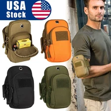 Running Armband Phone Pouch Waterproof Sports Arm Band Strap Gym Pouch Key Bags