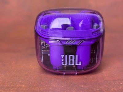 Original JBL Tune Flex Ghost Purple / Lila  Ladecase (nur Case), USB-C, getestet
