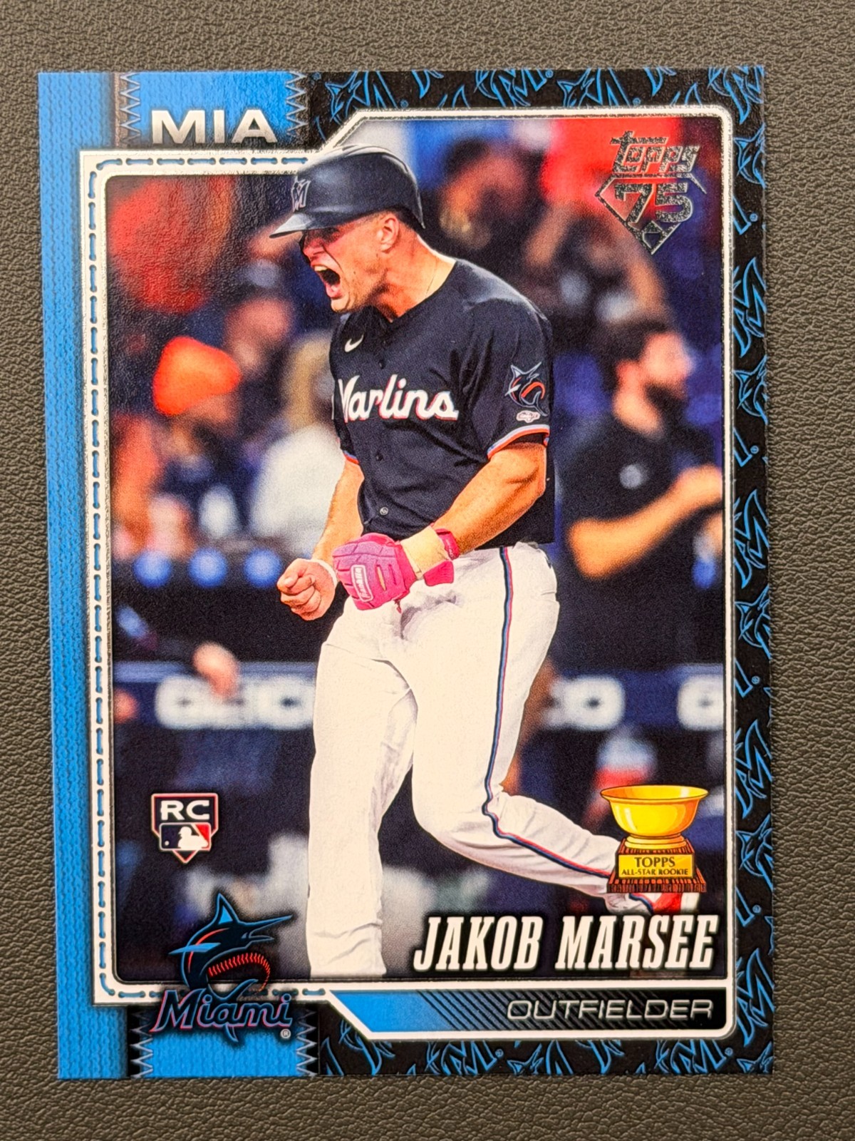 2026 Topps Series 1 - Jakob Marsee #37 Marlins Team Color Border (RC)