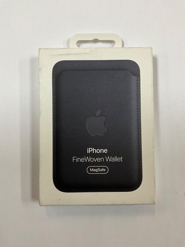 Apple oem iPhone  Fine Woven MagSafe Wallet-Black