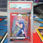 Panini 2024 Prizm Drake Maye Red Sparkle #329 PSA 10 New England Patriots Rookie