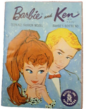 Rare Vintage 1962 Barbie and Ken Teenage Fashion Booklet Book Catalog EUC