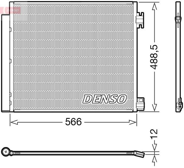 Denso Kondensator, Klimaanlage DCN46026 Passend FüR Nissan Renault-image