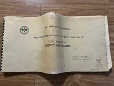 1964 USAF Air Training Command RARE Student Training Guide Circuits and Diagrams