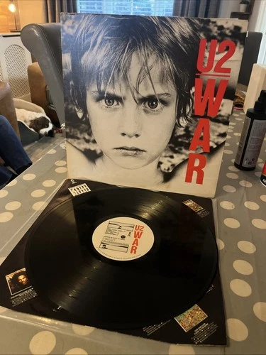 U2 WAR 1983 Original 1st UK Press LP A-1U/B-1U +ORIGINAL INNER VG+/EX