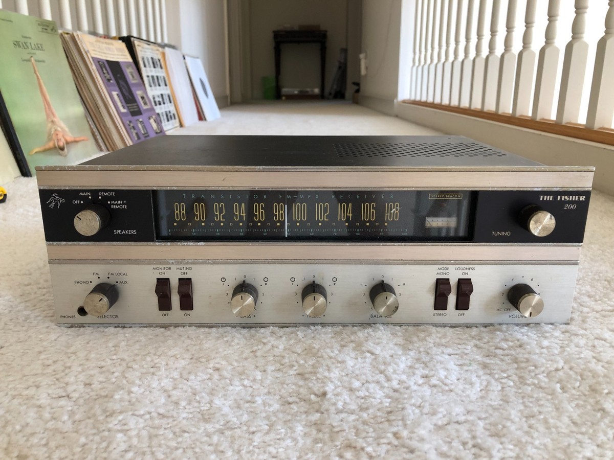 The Fisher 200-T AM/FM Stereo Receiver ( WORKING ) | eBay
