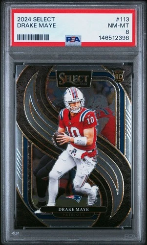 2024 PANINI SELECT 113 DRAKE MAYE PSA 8 2398