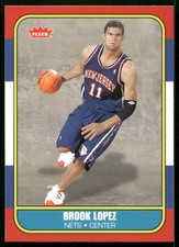 Brook Lopez Rookie - 2007-08 Fleer Basketball