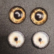 BJD Augenpaar / Iris, 2 Paare, 10mm, Kleberücken